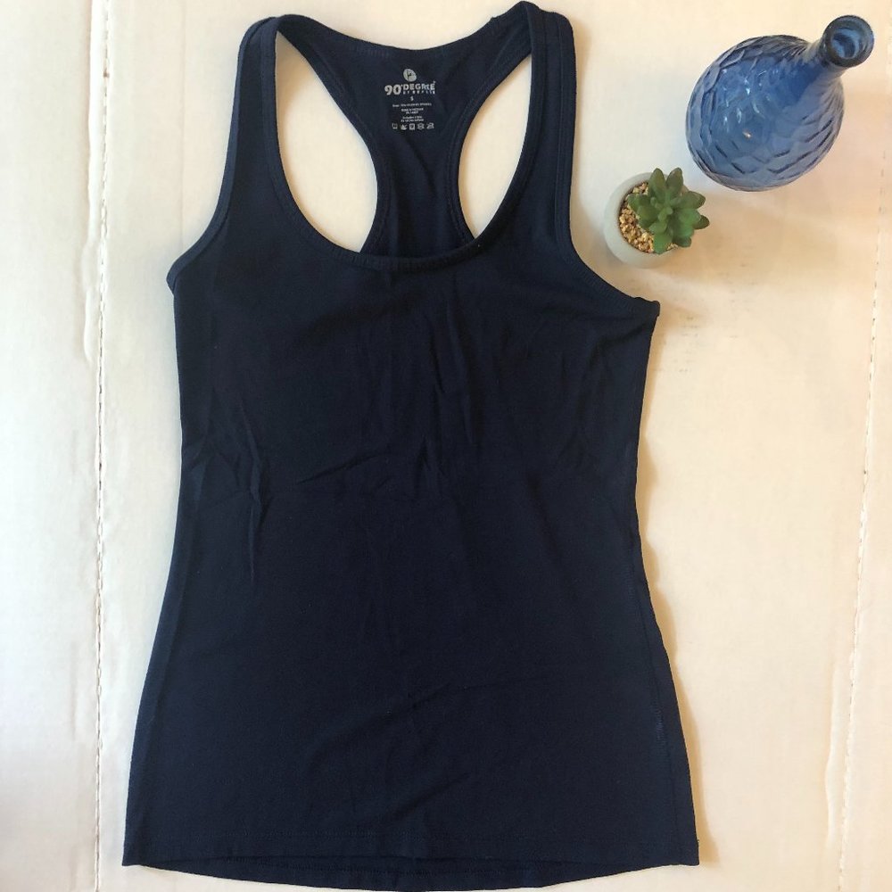 90⁰ Degree By Reflex Navy Power Flex Tank Small